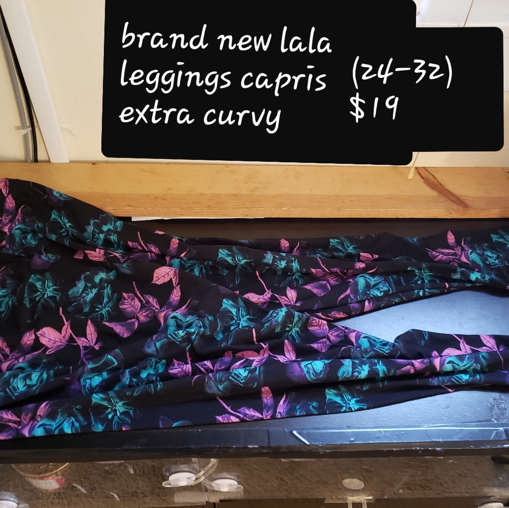 Brand new lala leggings and capris 24-32